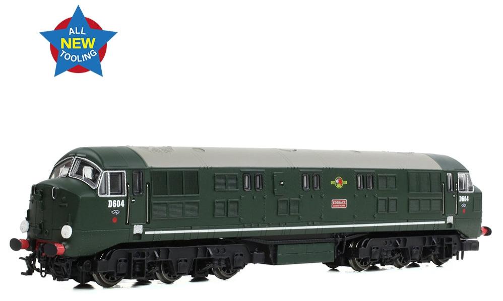 Class 41 'Warship' Disc Headcode D604 'Cossack' BR Green (Late Crest) Diesel Locomotive