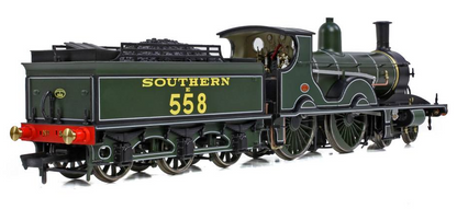 LSWR Adams T3 558 SR Lined Maunsell Green Steam Locomotive