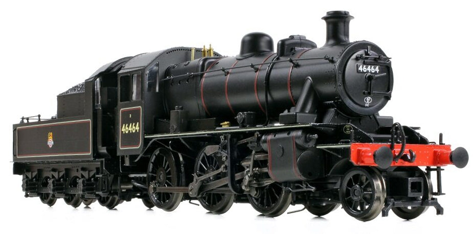 32-832 LMS Ivatt 2MT 46464 BR Lined Black (Early Emblem) Steam Locomotive