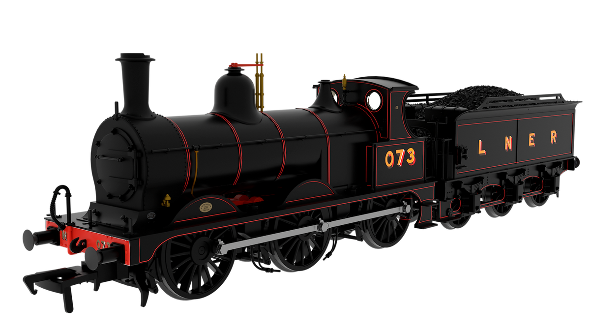 837016 MR Class M 0-6-0 - No.073 LNER Lined Black Steam Locomotive