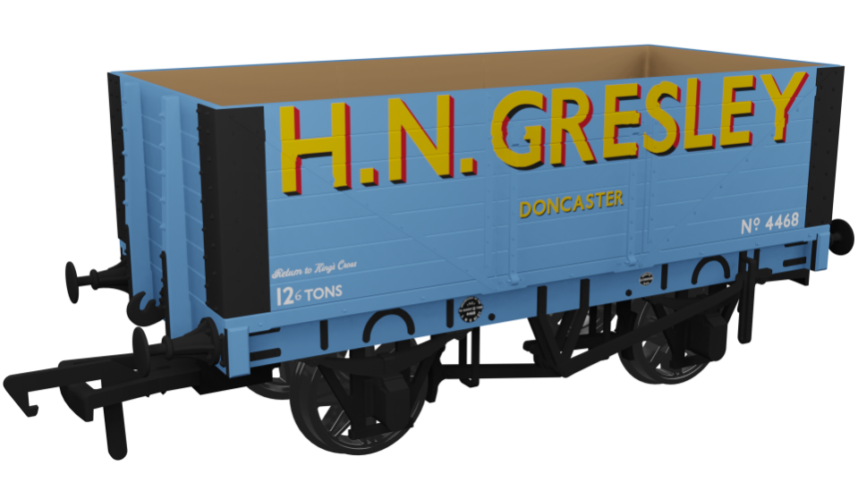 7 Plank 1907 Private Owner Wagon 'The Big Four' Fictitious Gresley No.4468