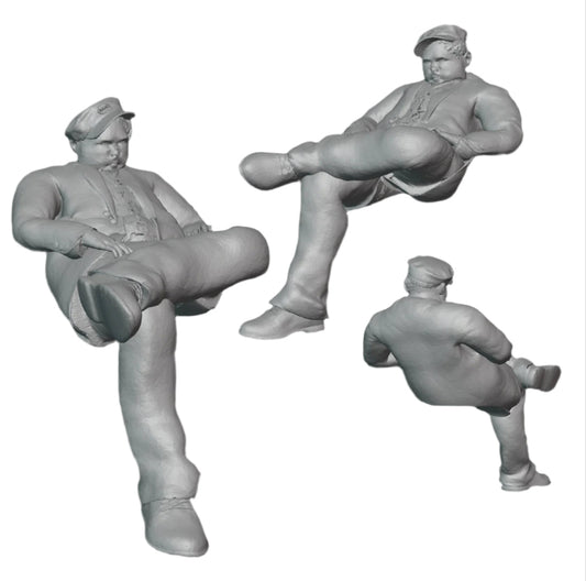 Albert' (Graham Moffatt) Model Railway Figure - Oh Mr. Porter