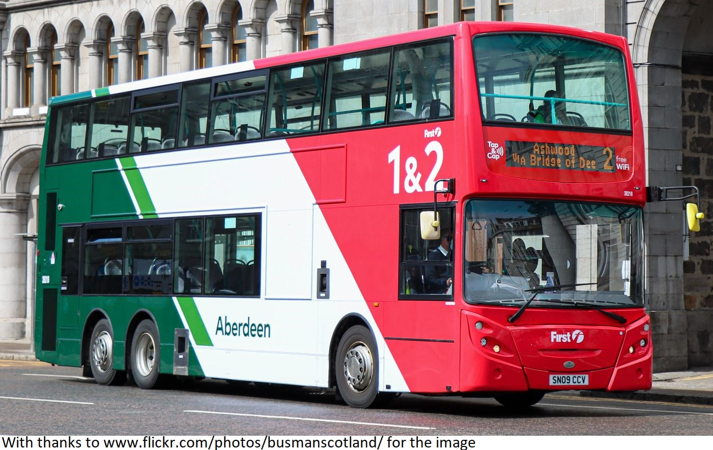 Dennis Trident E500 First Bus - SN09 CCV 1and2 Route Promo - Ft38218 - Rt2 Ashwood
