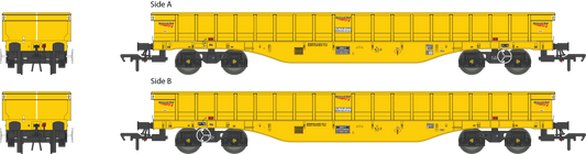 JNA-Y 'Hawk' Inner Wagon Network Rail Yellow 81705831062-1