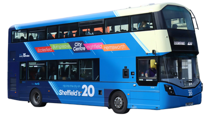 MBC3001 Wrightbus Streetdeck First Bus South Yorkshire 'Sheffield's 20' SM65 GFY