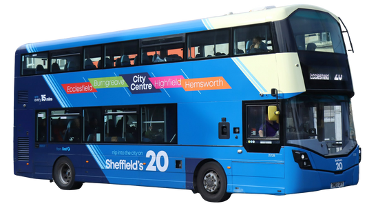 MBC3001 Wrightbus Streetdeck First Bus South Yorkshire 'Sheffield's 20' SM65 GFY