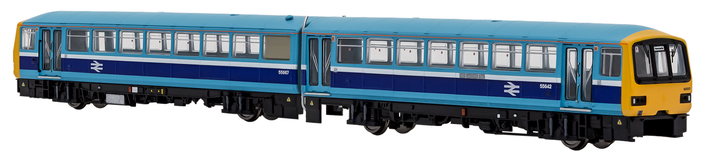 Class 143 2 Car DMU 143001 BR Provincial Light Blue