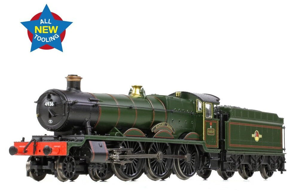 GWR 49XX 'Hall' 4936 'Kinlet Hall' BR Lined Green (Late Crest) Steam Locomotive