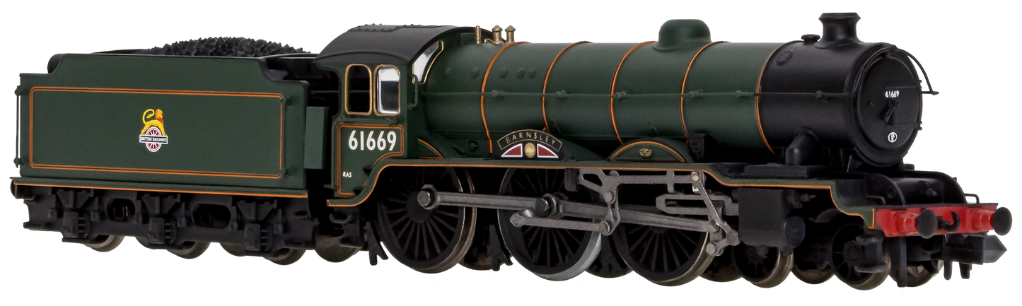 B17 Easterling Set 61669 BR Early Crest & 4 Gresley Crimson & Cream Coaches - DCC Fitted