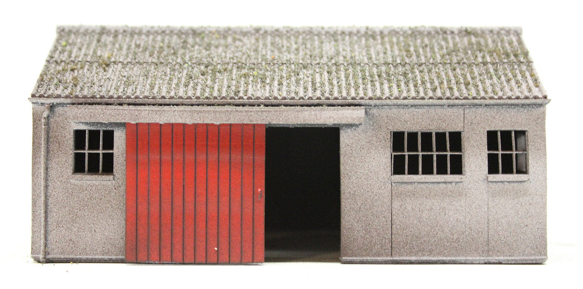 BS8031 Concrete Workshop Building Garage Peaked Roof - UNPAINTED
