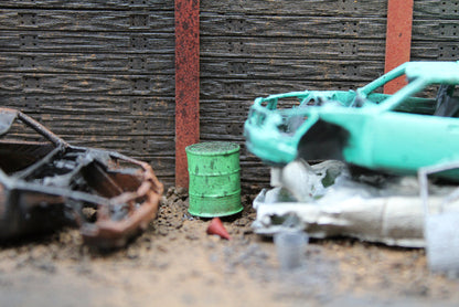 Dented Oil Drums - OPEN - MIXED COLOURS - Pack of 10