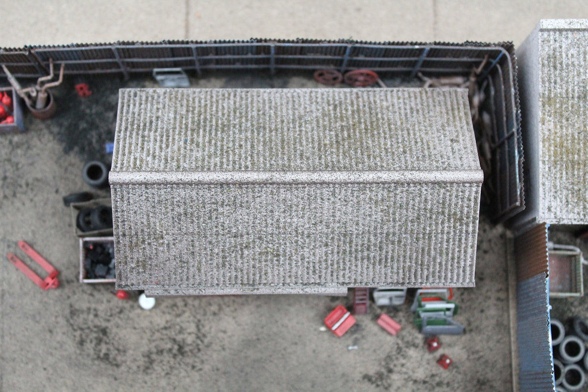 BS8031 Concrete Workshop Building Garage Peaked Roof - UNPAINTED
