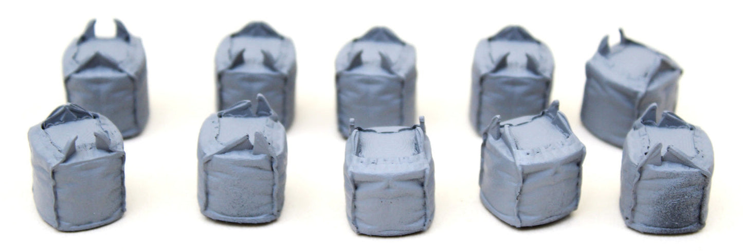 Tonne Bags Resin Models - UNPAINTED - Pack of 10