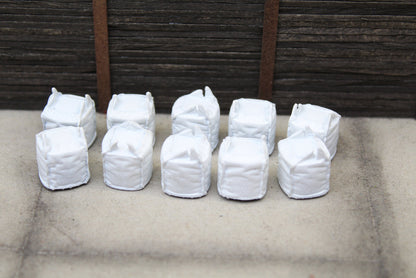Tonne Bags Resin Models - UNPAINTED - Pack of 10