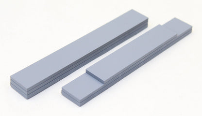 BS2018 Steel Slabs Resin Models - UNPAINTED - 138mm by 20mm - Pack of 2