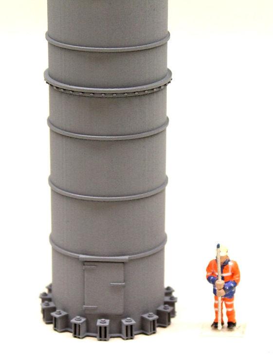 Industrial Factory Chimney - TALL 610mm