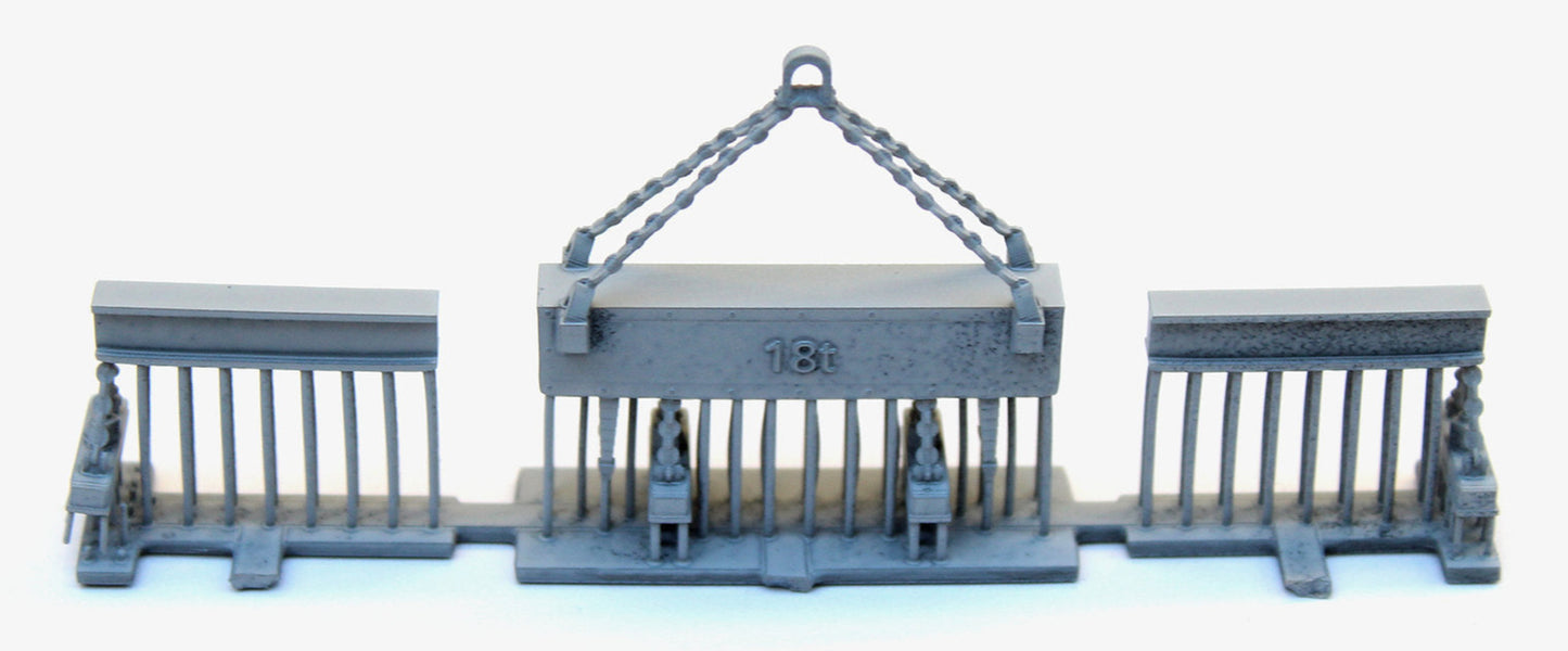 Plate Lift Electromagnet Crane Attachment UNPAINTED - 1:76 OO Gauge