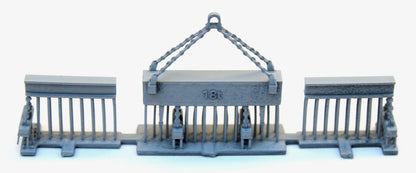 Plate Lift Electromagnet Crane Attachment UNPAINTED - 1:76 OO Gauge