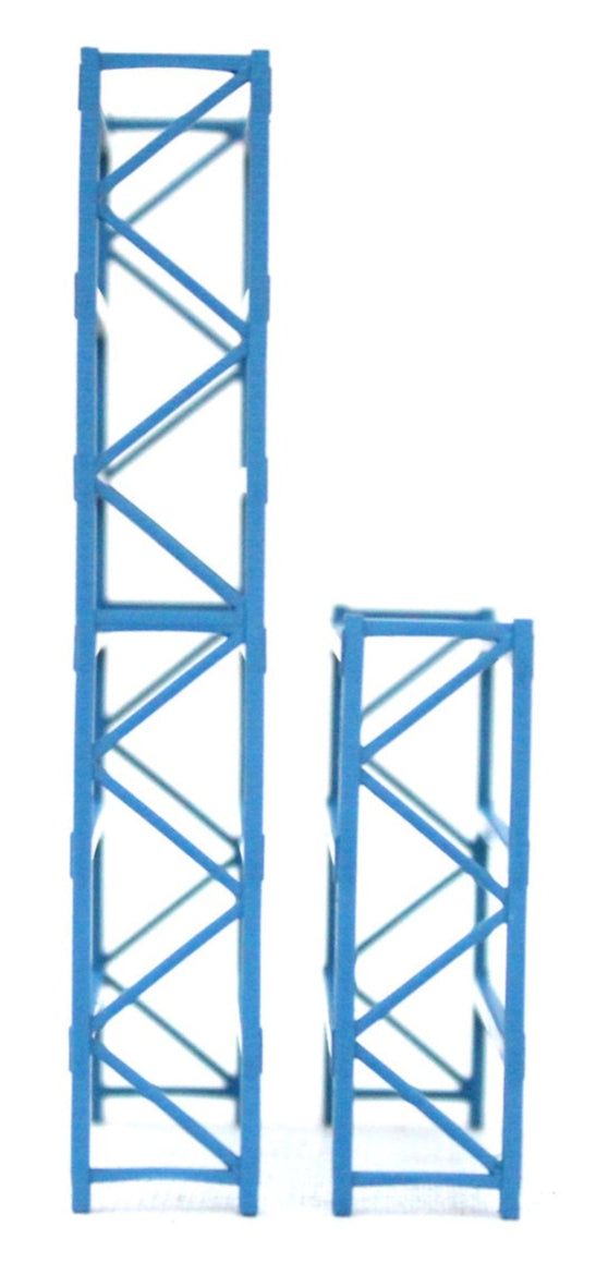 Pallet Racking Warehouse Stores - BLUE - 1:76 OO Gauge