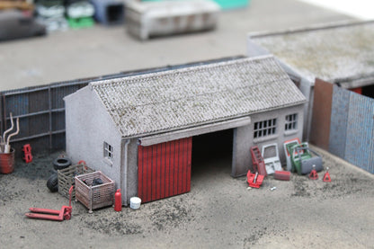 BS8031 Concrete Workshop Building Garage Peaked Roof - UNPAINTED