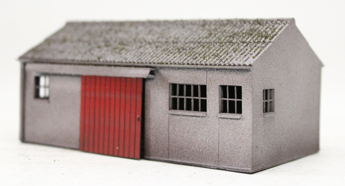 BS8031 Concrete Workshop Building Garage Peaked Roof - UNPAINTED