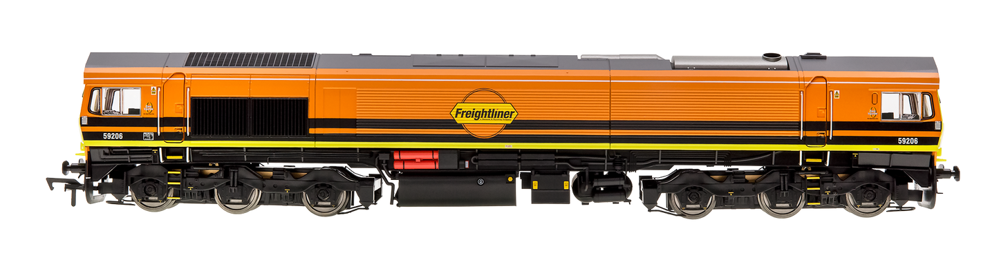 Class 59 59206 Freightliner Orange John F Yeoman Diesel Locomotive - DCC Fitted