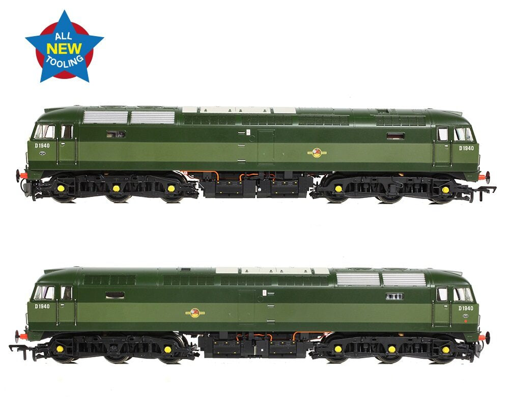 Class 47/0 D1940 BR Two-Tone Green (Small Yellow Panels) Diesel Locomotive