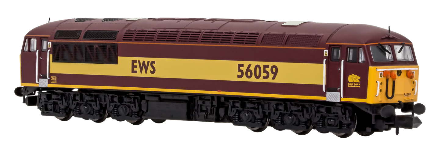Class 56 56059 EWS (Doncaster Built) Diesel Locomotive - DCC Fitted