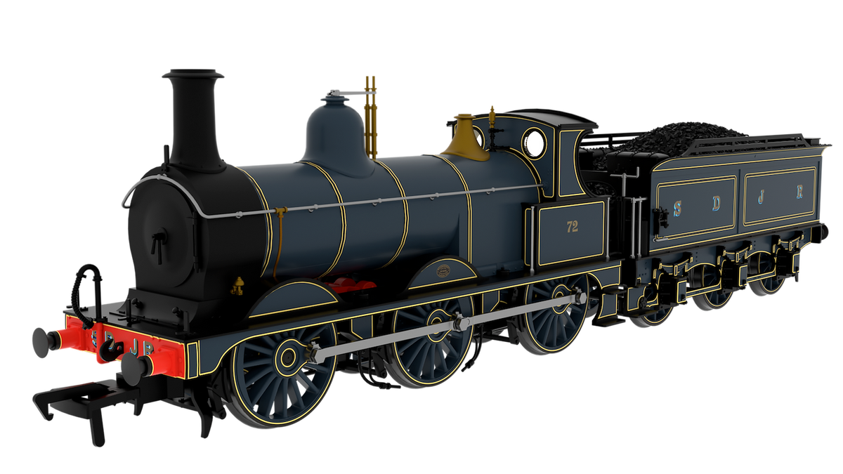 837505 MR Class M 0-6-0 - No.72 SDJR Blue Steam Locomotive - DCC Sound