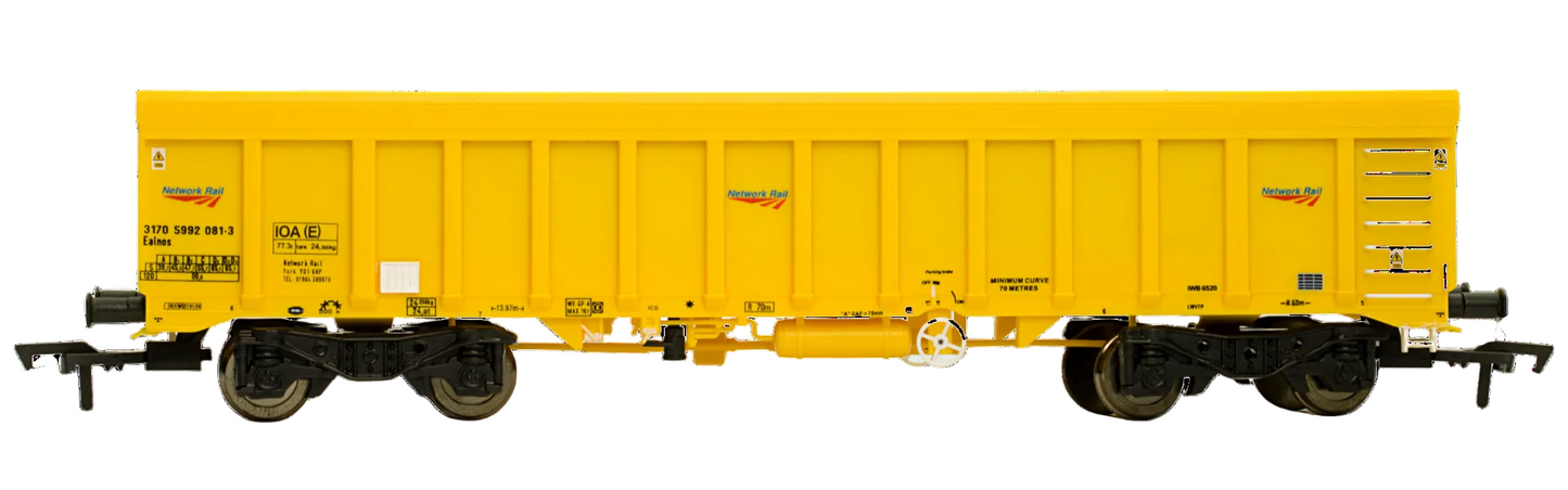 4F-045-021 IOA Ballast Wagon Network Rail Yellow 3170 5992 004-3