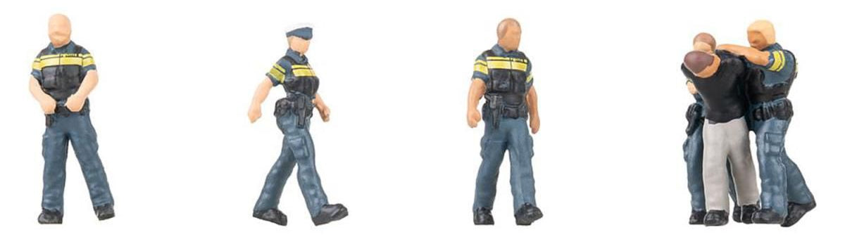 151717 Dutch Police (5) & Suspect (1) Figure Set