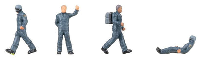 151738 German Federal Police Pilots (4) Figure Set