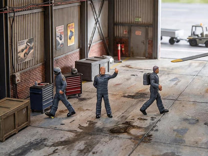 151738 German Federal Police Pilots (4) Figure Set