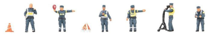 155621 Dutch Traffic Police (6) Figure Set
