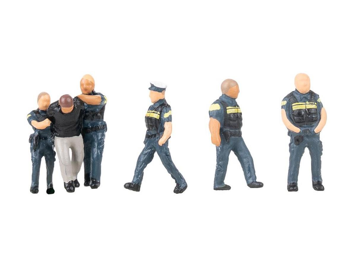 155624 Dutch Police (5) & Suspect (1) Figure Set