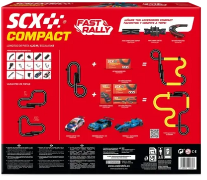 SCXE10583 Compact 1:43 Fast Rally 4.2m Race Set