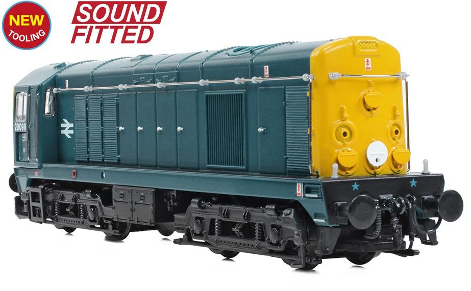 371-032CSF Class 20/0 Disc Headcode & Tablet Catcher Recess 20098 BR Blue Diesel Locomotive - DCC Sound