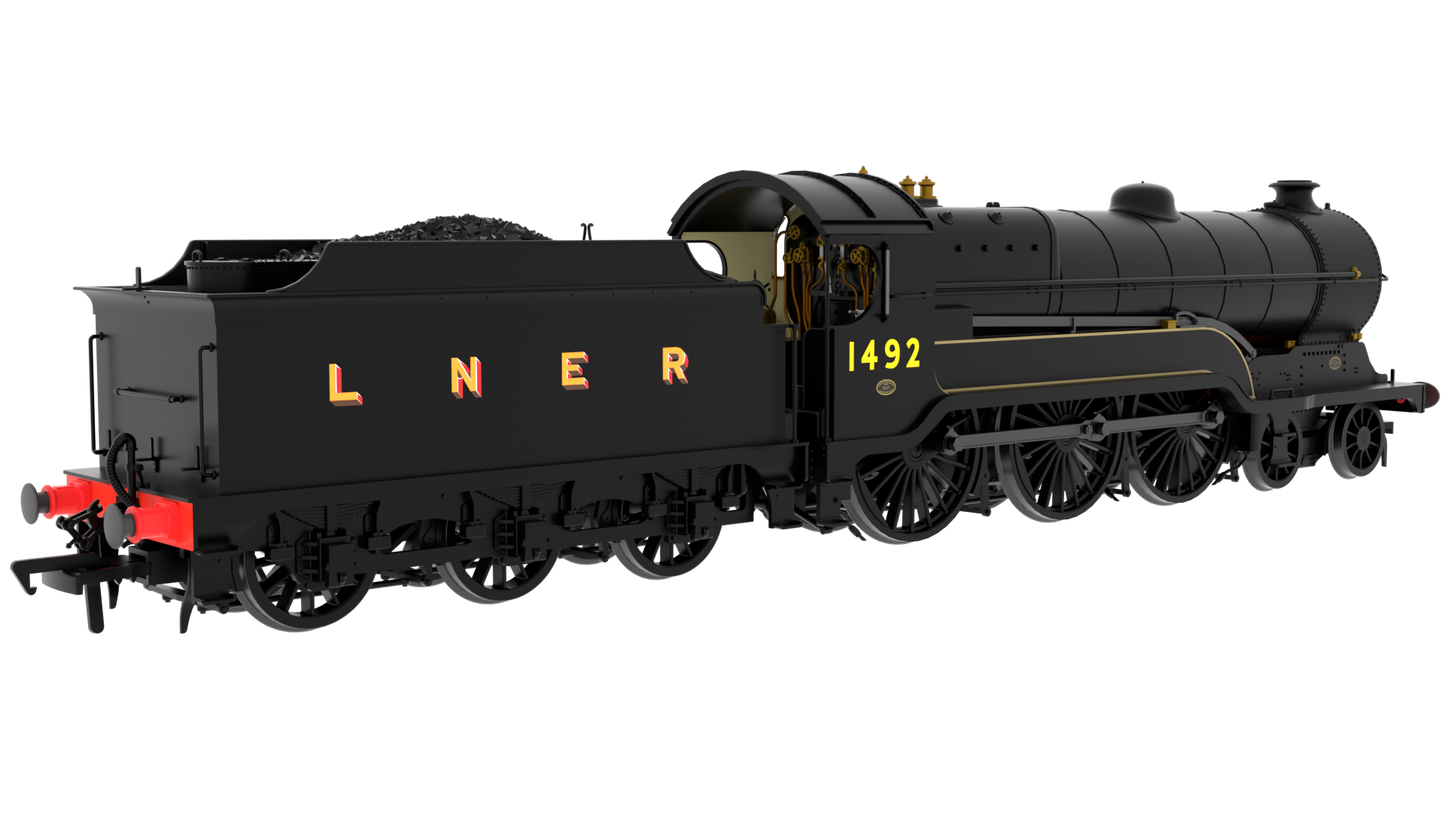 812508 LNER B2 Class 4-6-0 No.1492 - LNER Black (Shaded) Steam Locomotive - DCC Sound