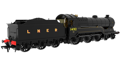 812508 LNER B2 Class 4-6-0 No.1492 - LNER Black (Shaded) Steam Locomotive - DCC Sound