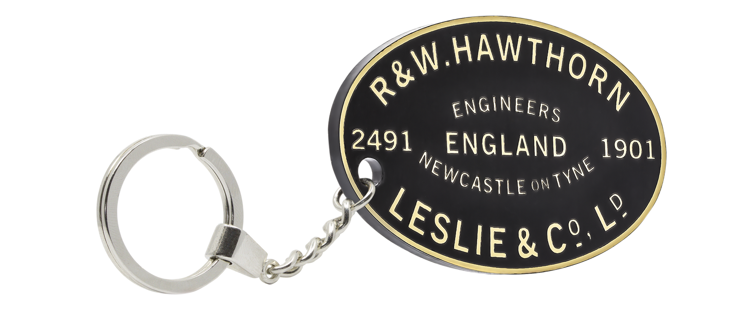 Hawthorn Leslie Worksplate Keyring – 2491 Henry