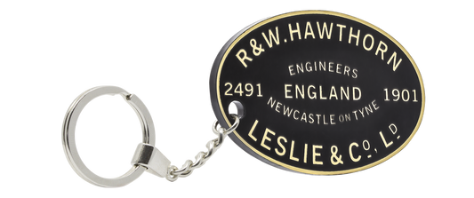 Hawthorn Leslie Worksplate Keyring – 2491 Henry