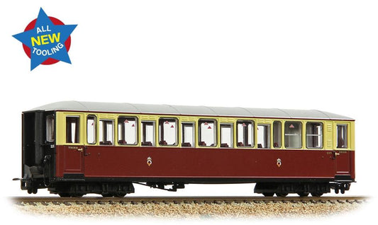 Ffestiniog Railway 'Tin Car' Saloon Third No. 119 FR Crimson & Cream