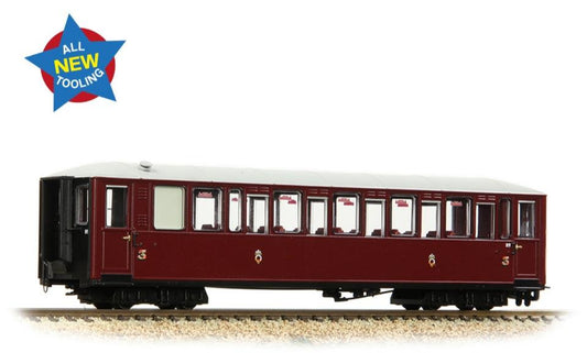 Ffestiniog Railway 'Tin Car' Saloon Third No. 119 FR Maroon