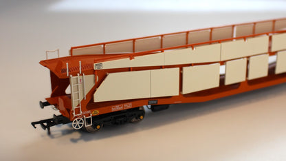 Quad set Cartic-4 car carrier - Silcock and Collings orange (set A)