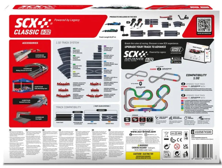 SCXU10587 Formula GP 6.6m Race Set