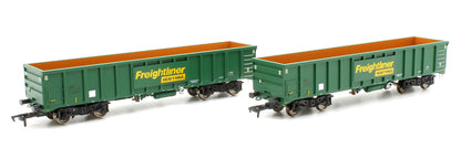 MJA Freightliner Heavy Haul Bogie Box Vans 502005 & 006