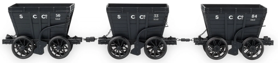 Pre-Owned ACC2806G Pack of 3 - Stella Coal Co S&DR style Chaldrons, circa 1950