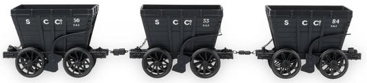 Pre-Owned ACC2806G Pack of 3 - Stella Coal Co S&DR style Chaldrons, circa 1950
