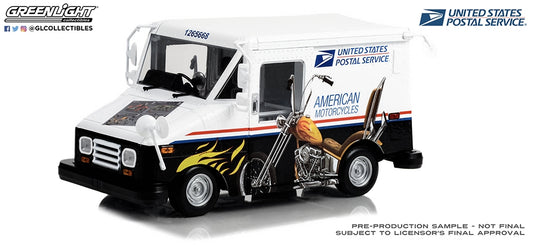 Postal Service Delivery Vehicle (LLV) - American Motorcycle stamp