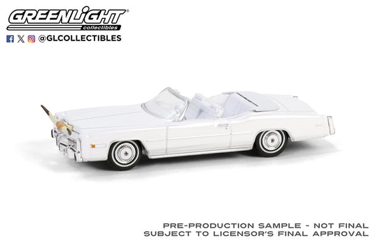 GL30523 1976 Cadillac Eldorado Convertible-White With Bull Horns Hood Ornament